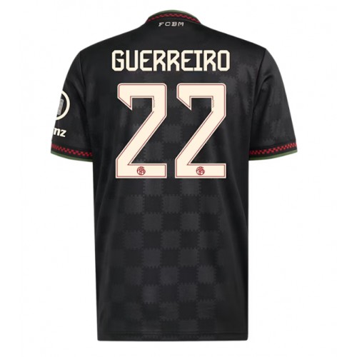 Bayern Munich Raphael Guerreiro #22 Tercera Equipación 2025-26 Manga Corta Bayern Munich Raphael Guerreiro #22 Tercera Equipación 2025-26 Manga Corta
